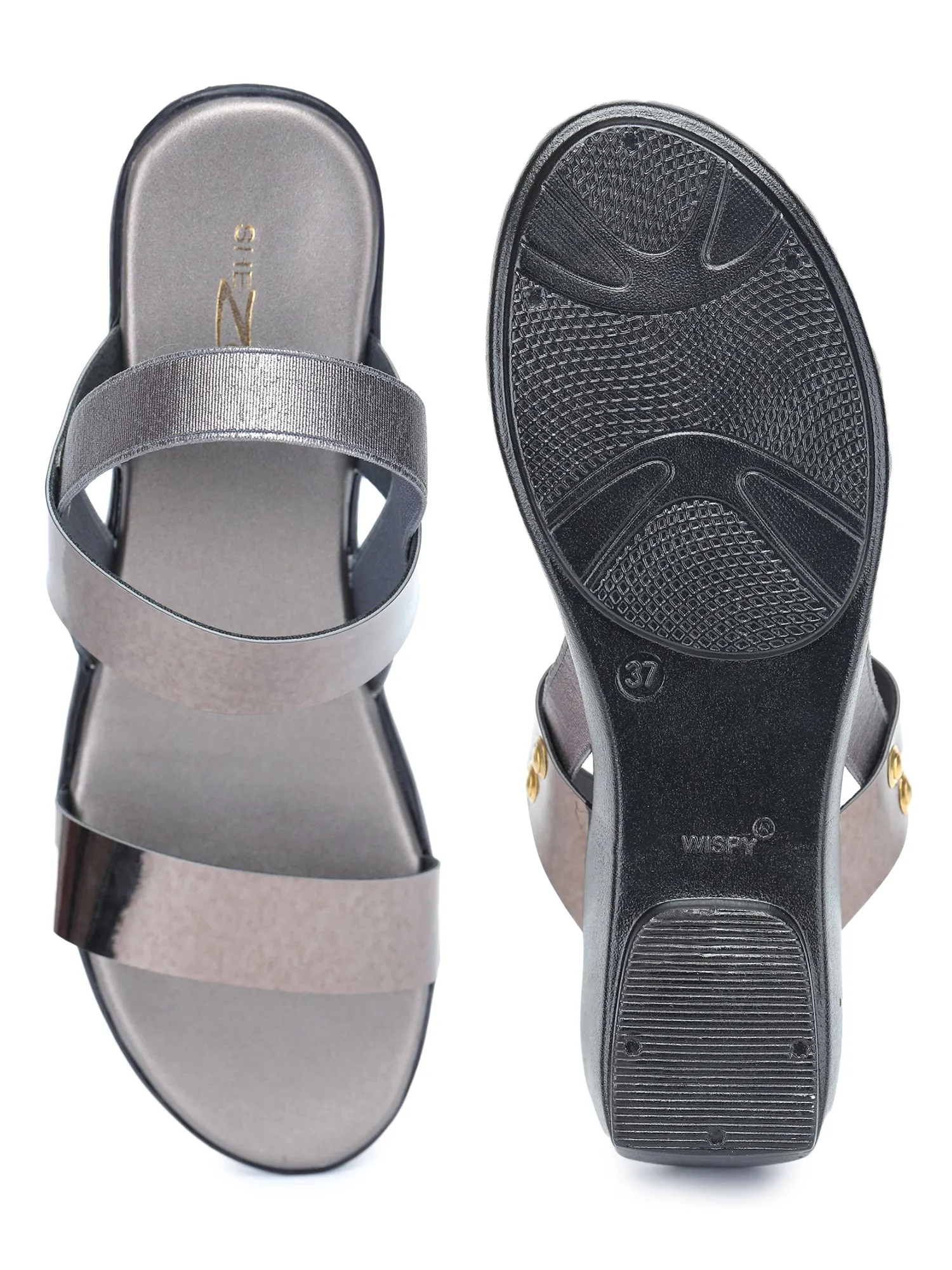 Shezone Women Grey Heels