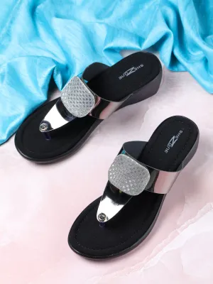 Shezone Women Grey Heels