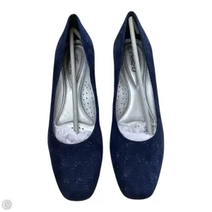 Shoes Heels Wedge By Clothes Mentor In Blue, Size: 10