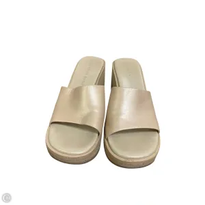 Shoes Heels Wedge By Gianni Bini In Beige, Size: 8