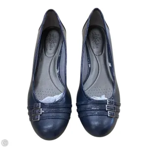 Shoes Heels Wedge By Life Stride In Navy, Size: 10