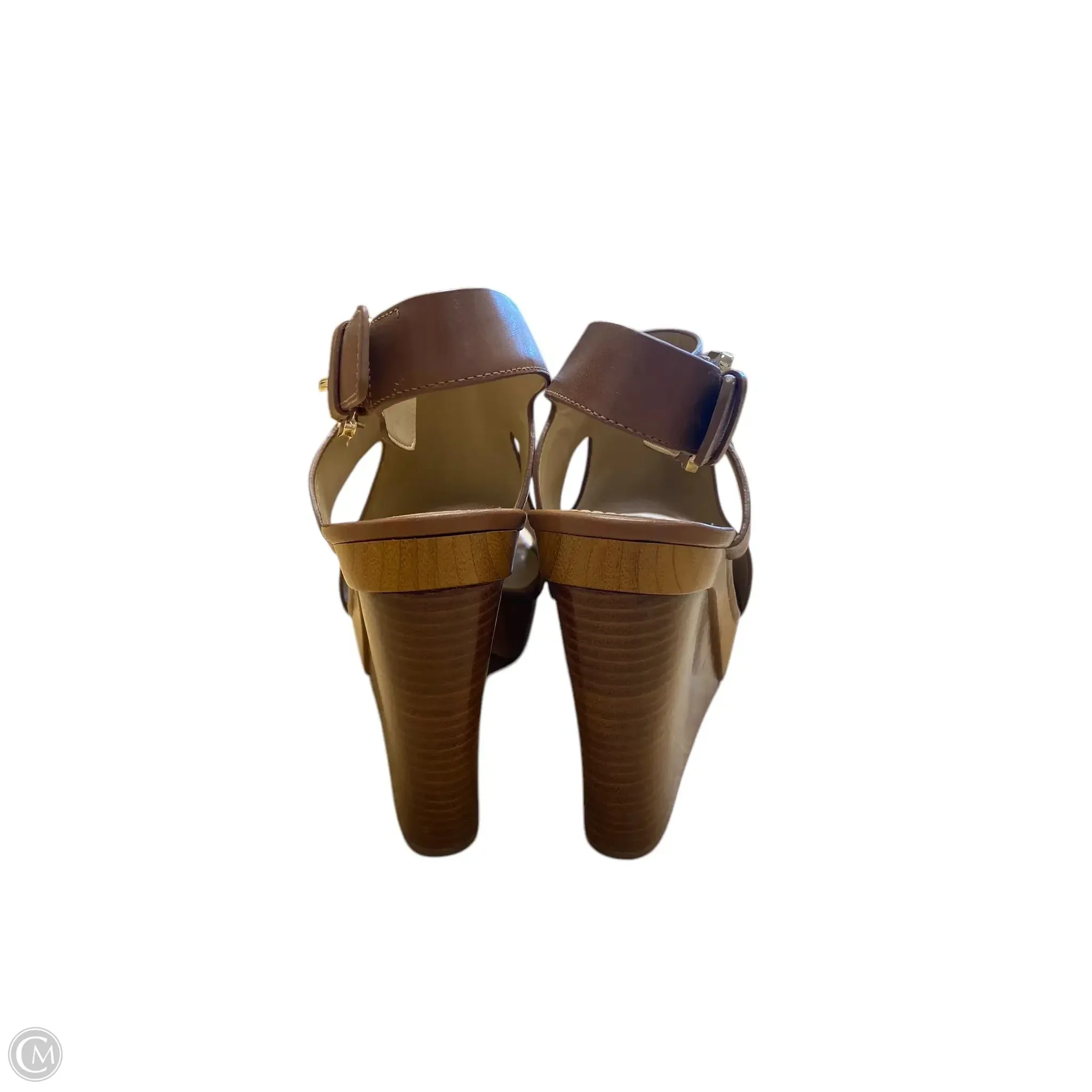 Shoes Heels Wedge By Michael By Michael Kors In Brown, Size: 9.5