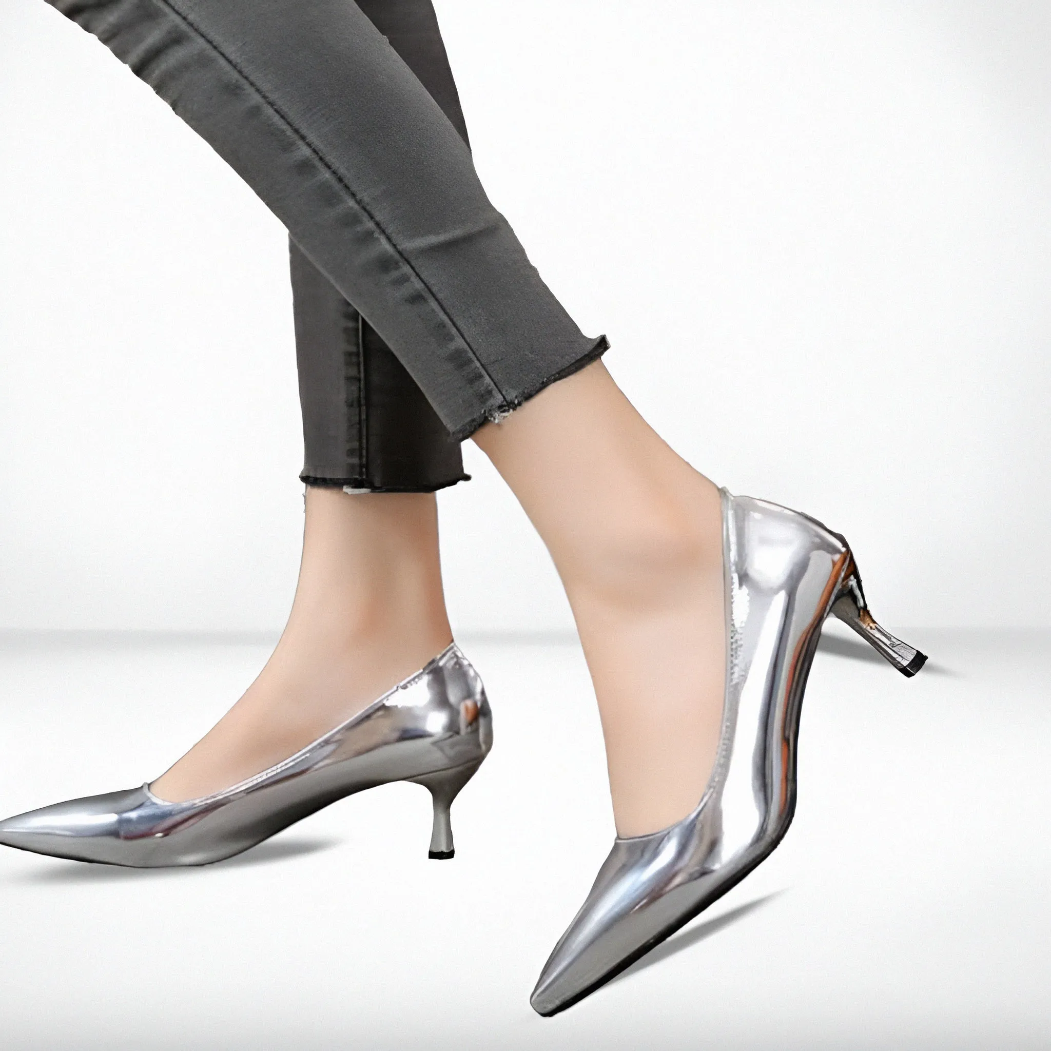 Silver Radiance Heels