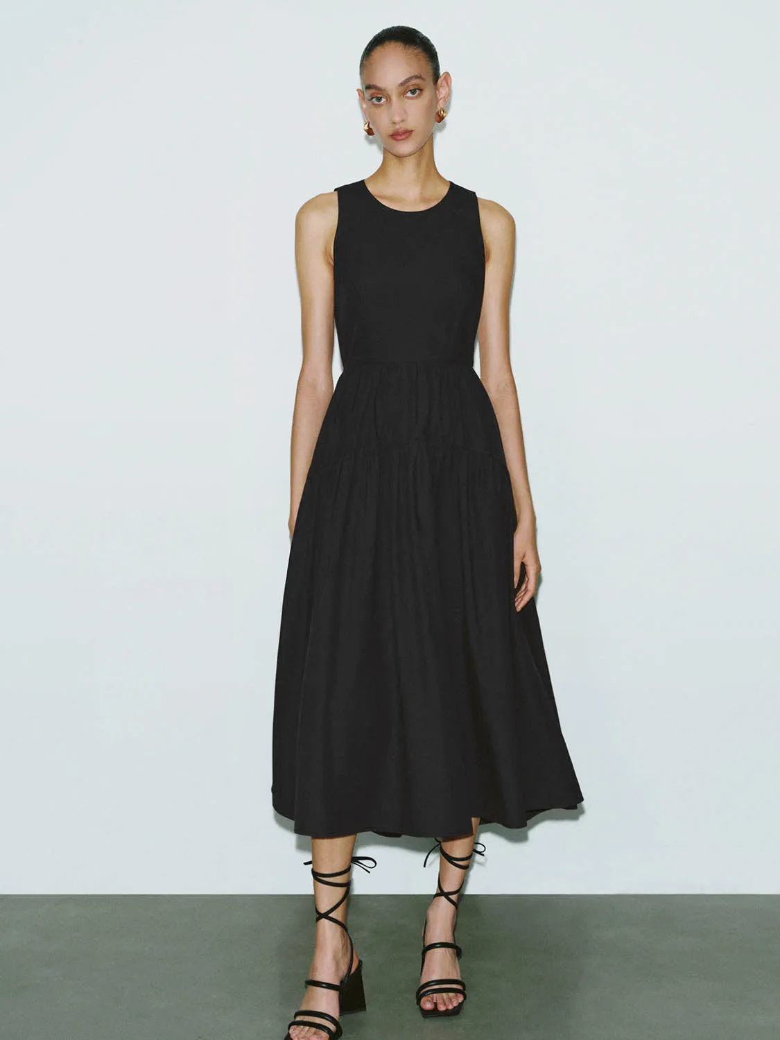 Sleeveless A-Line Dresses