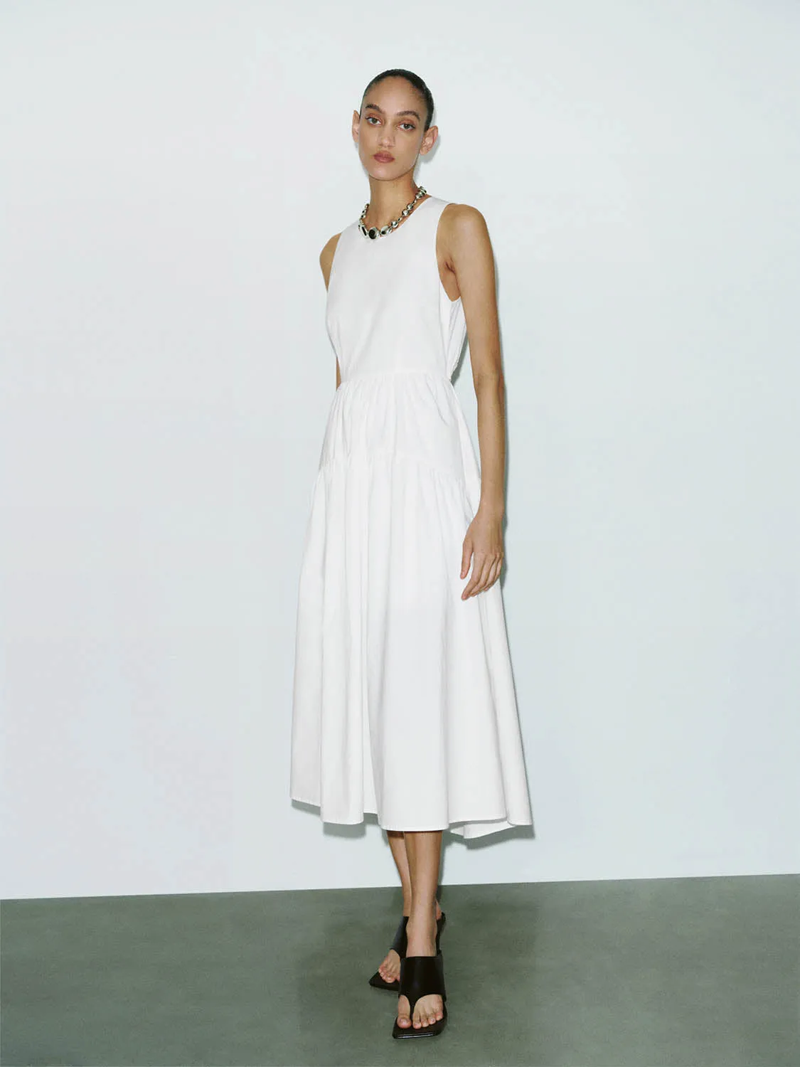 Sleeveless A-Line Dresses