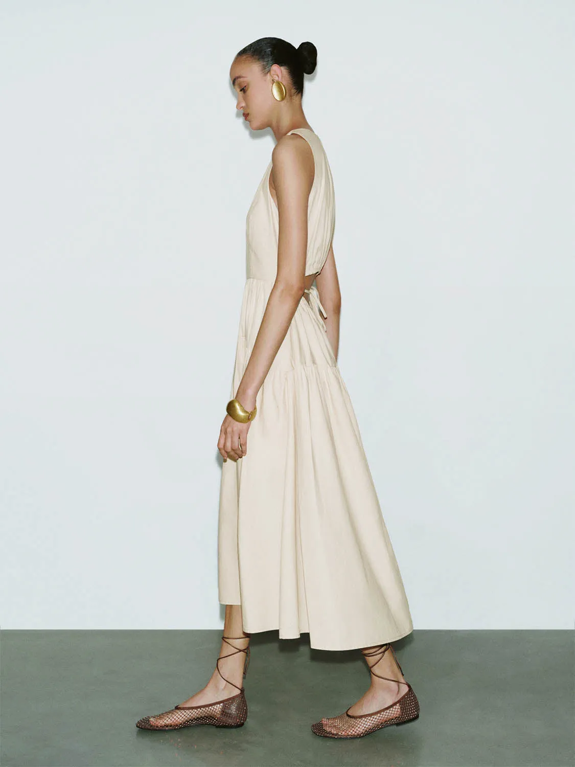 Sleeveless A-Line Dresses