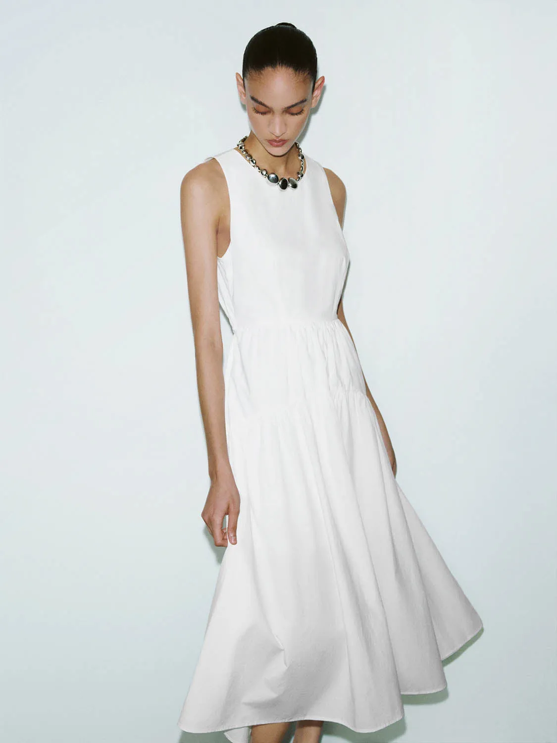 Sleeveless A-Line Dresses