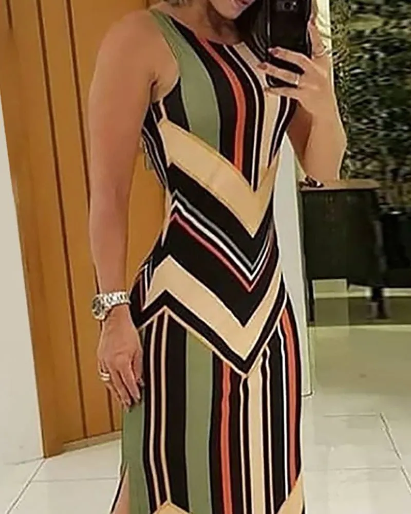 Sleeveless Long Dress