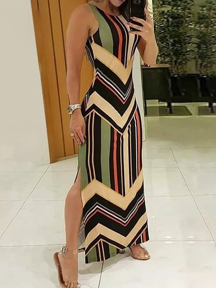 Sleeveless Long Dress