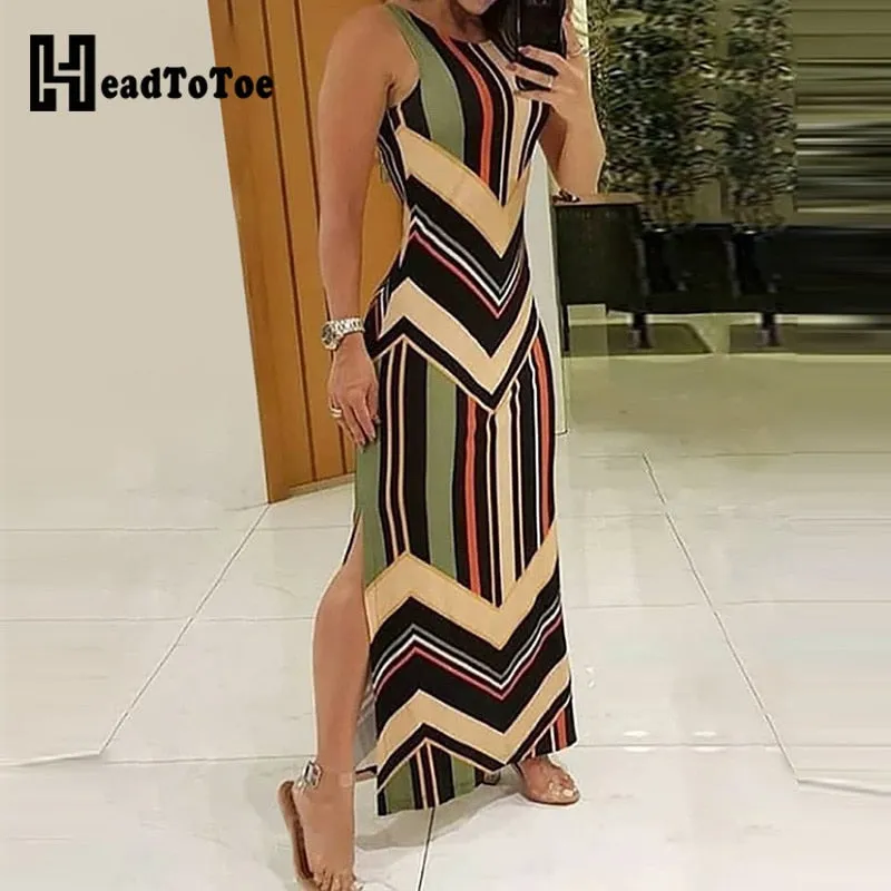Sleeveless Long Dress