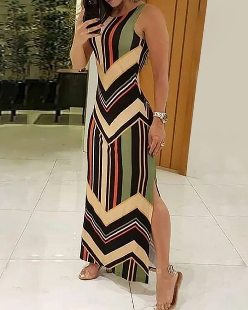 Sleeveless Long Dress