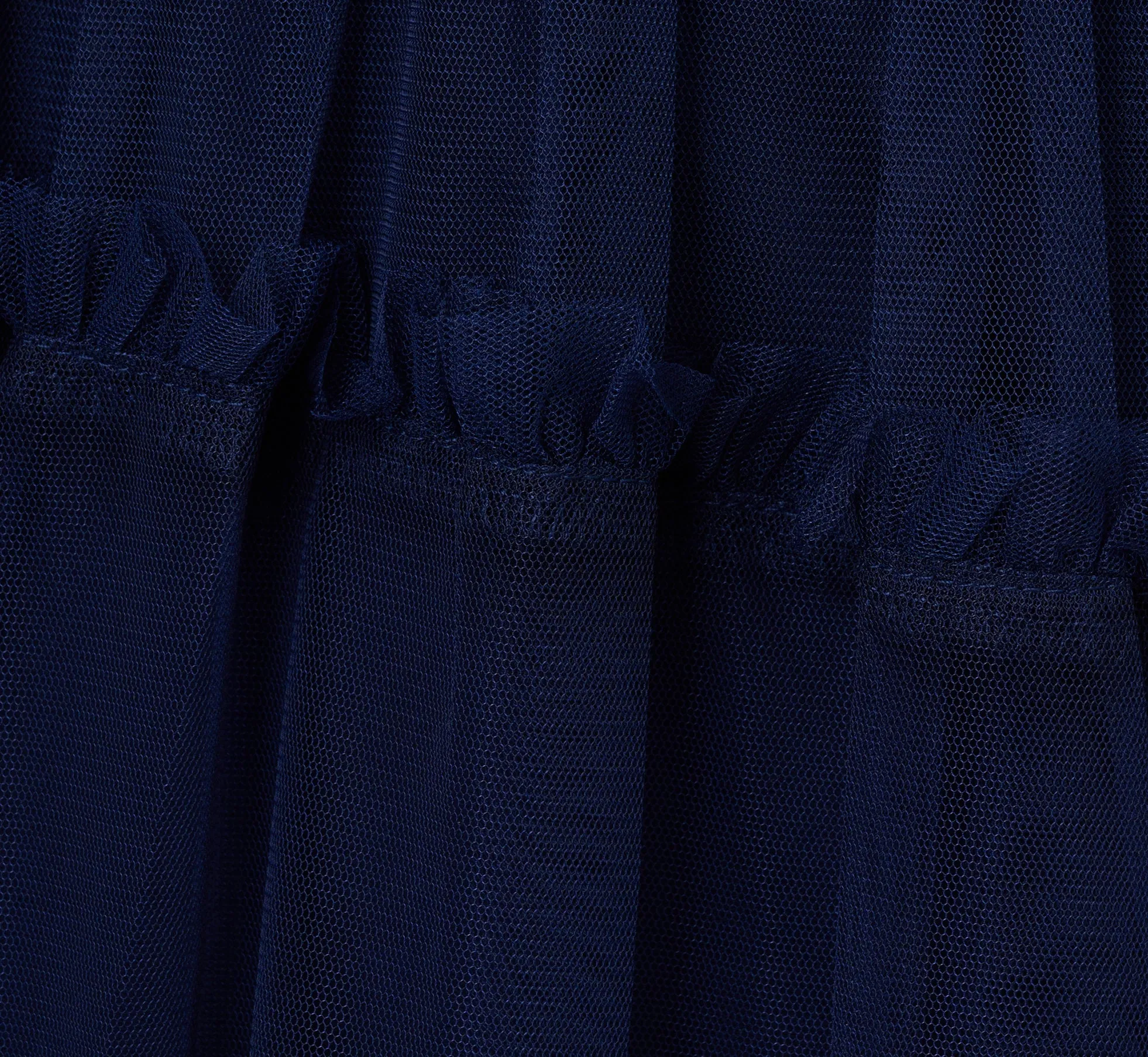 Sleeveless Midi Dress With Square Neck And Tiered Skirt In Navy