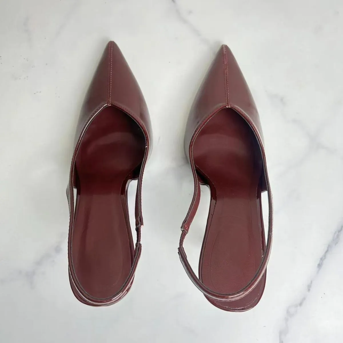 Slingback Point Toe Stiletto Pumps