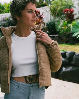 Soleil Textured Puffer Jacket