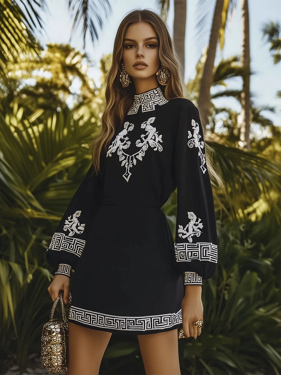 Sophia | Long Sleeve Mini Dress