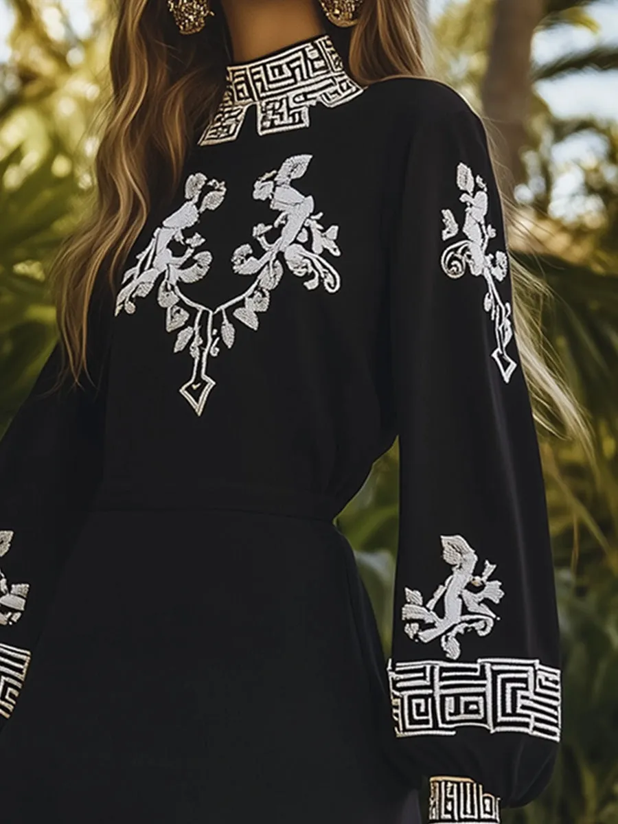 Sophia | Long Sleeve Mini Dress