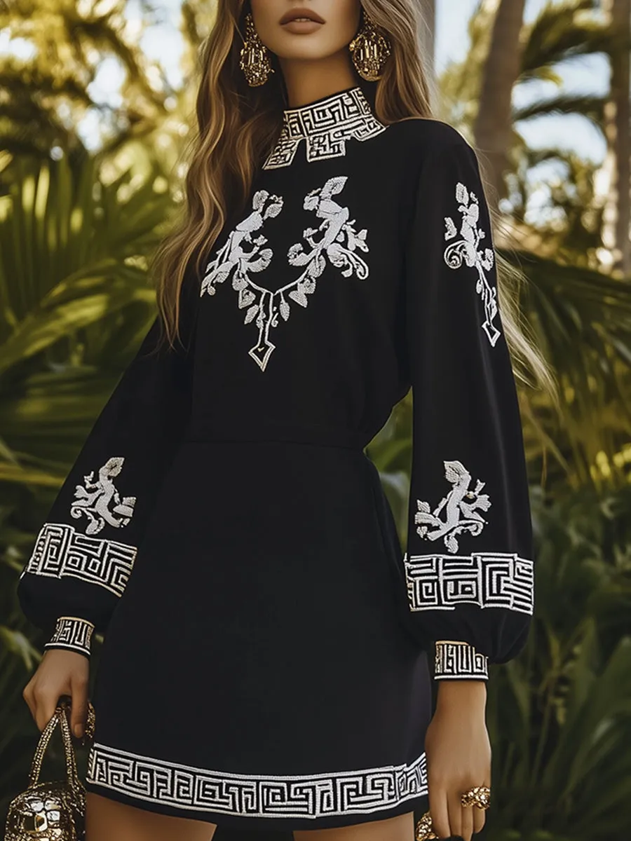 Sophia | Long Sleeve Mini Dress