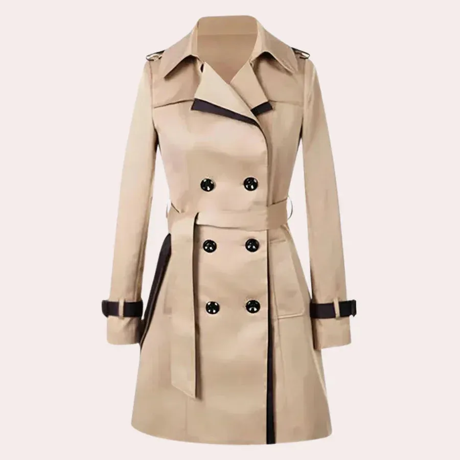 Sophisticated trench coat for elegant women