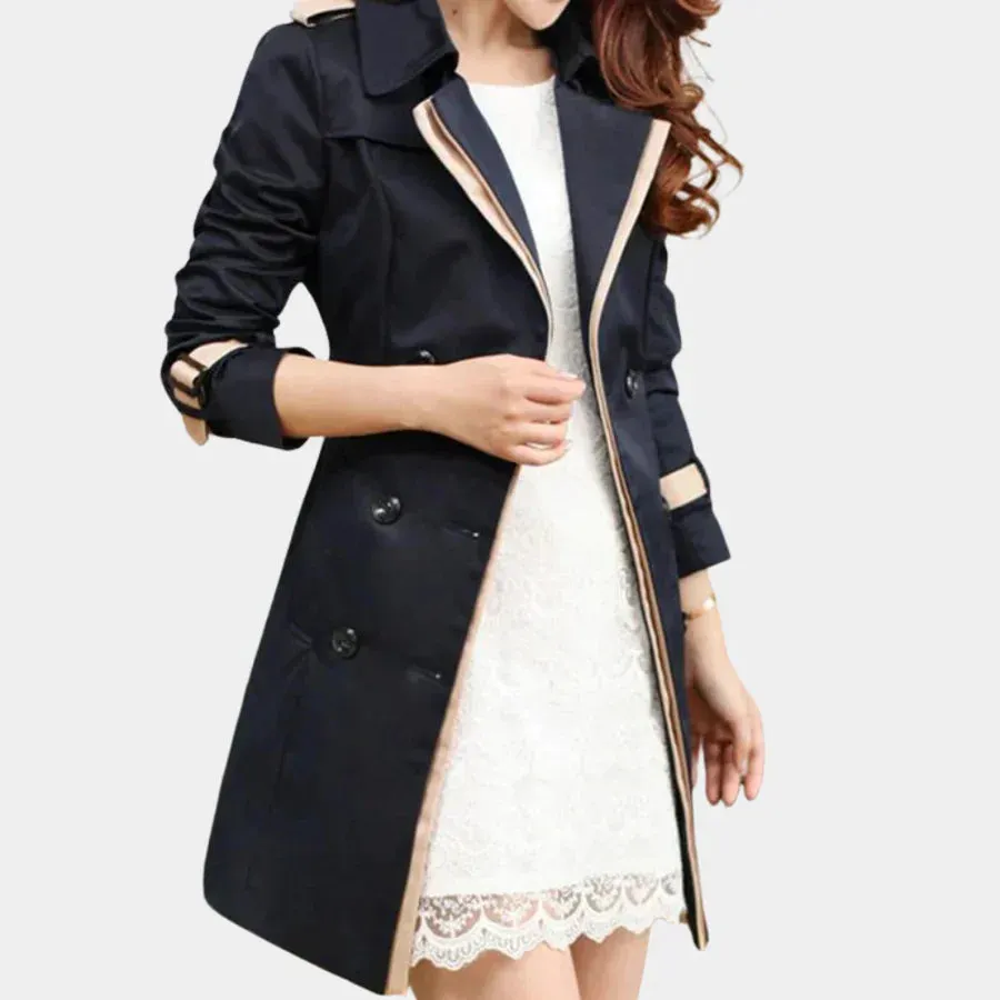 Sophisticated trench coat for elegant women