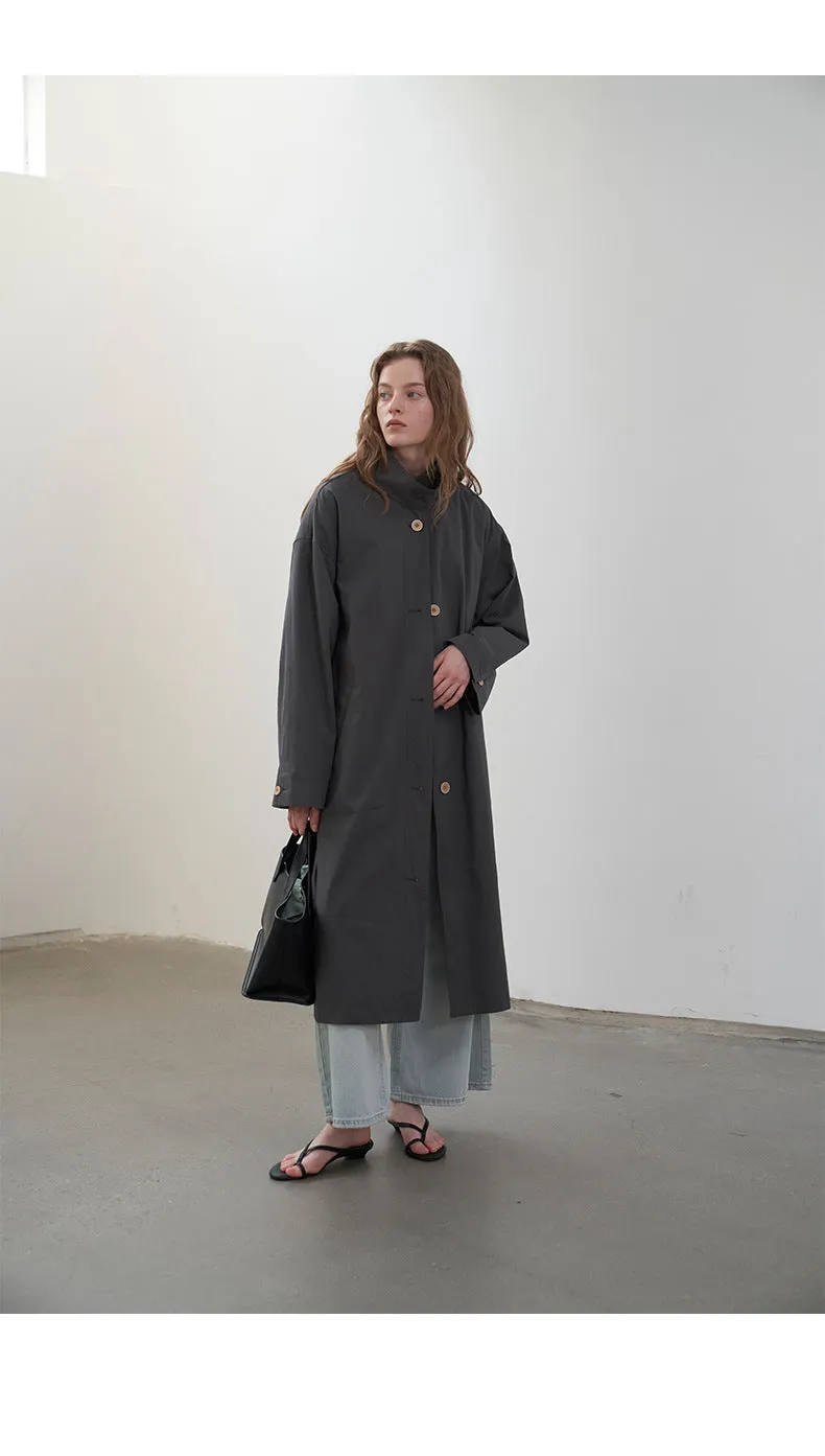 Stand collar trench