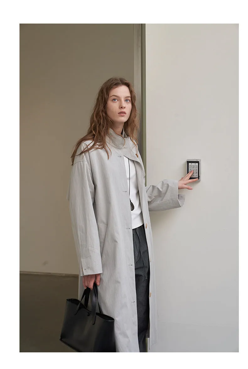 Stand collar trench