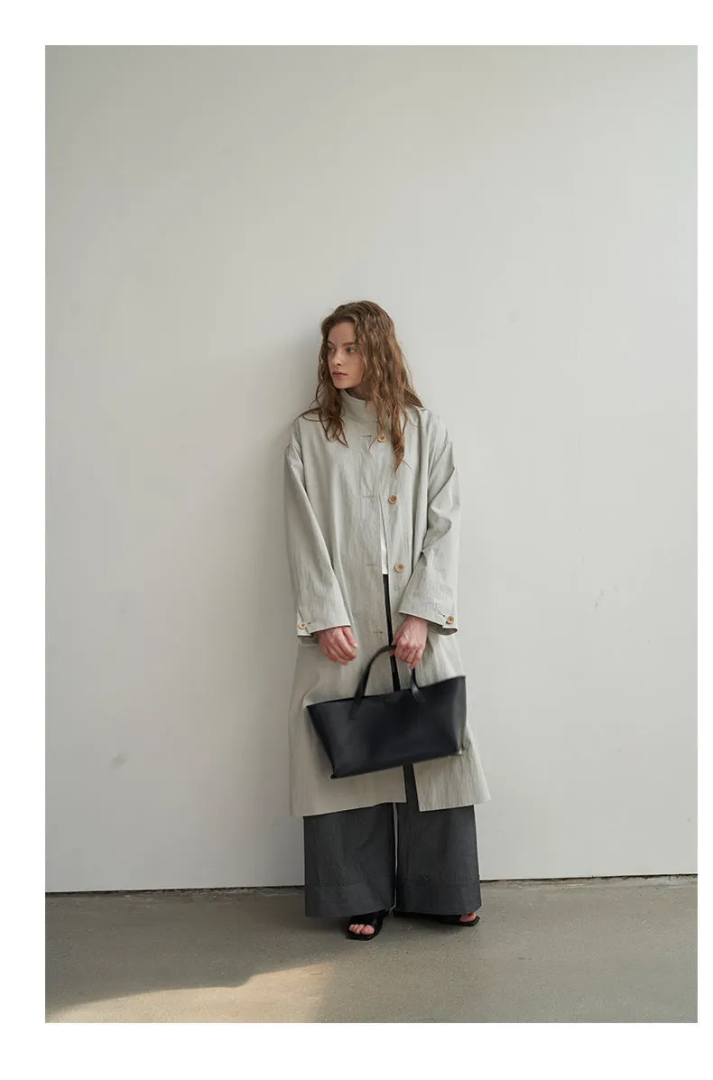 Stand collar trench