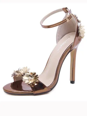 Stiletto High Heel Women's Sensational Style Word Buckle Buckle Women's Shoes