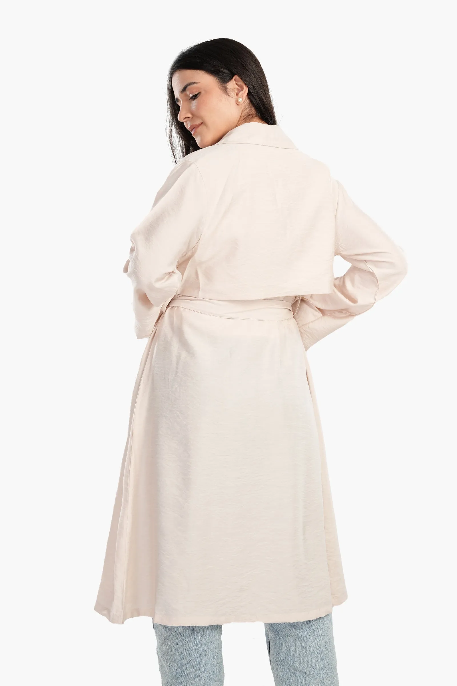 Summer Lightweight Trench Coat - Beige