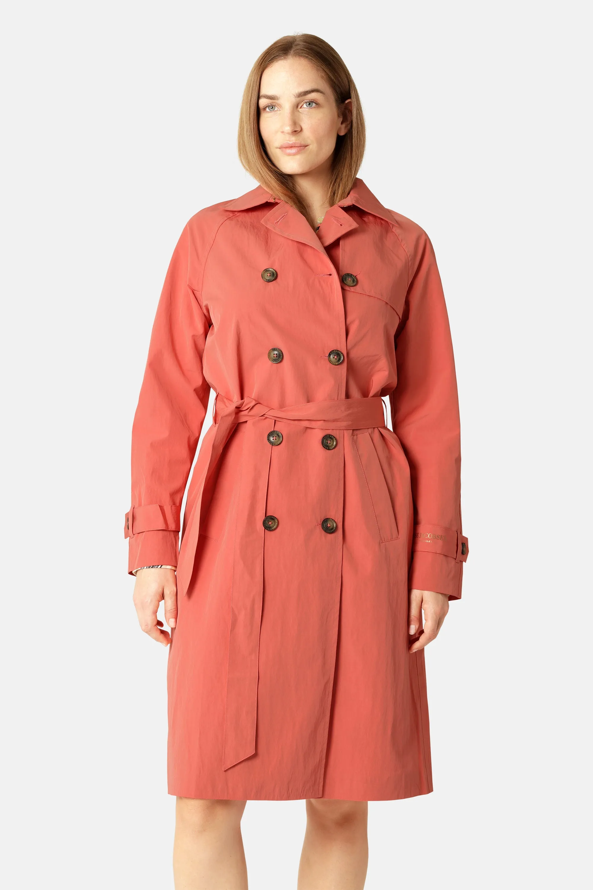 Teknisk Regnrock Trench - Spiced Coral