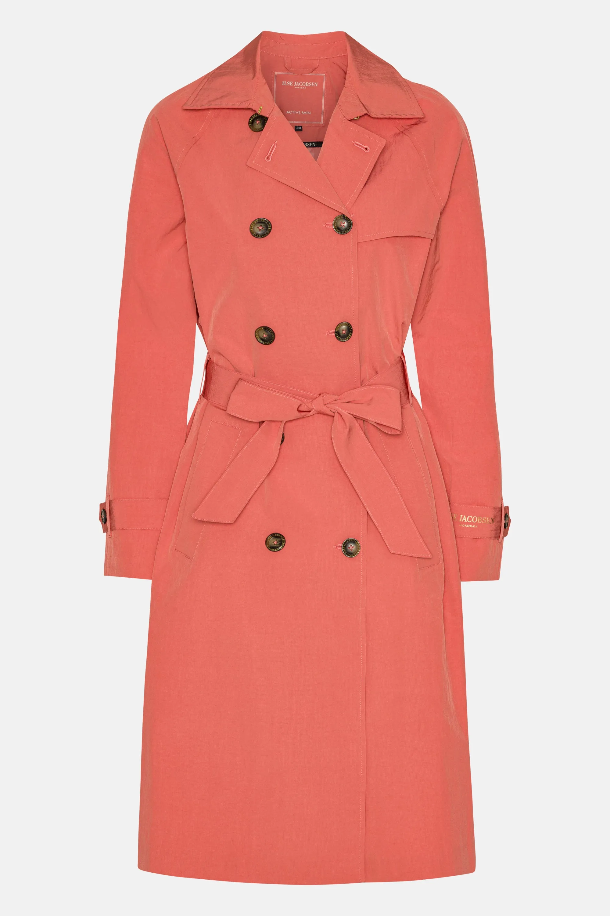 Teknisk Regnrock Trench - Spiced Coral