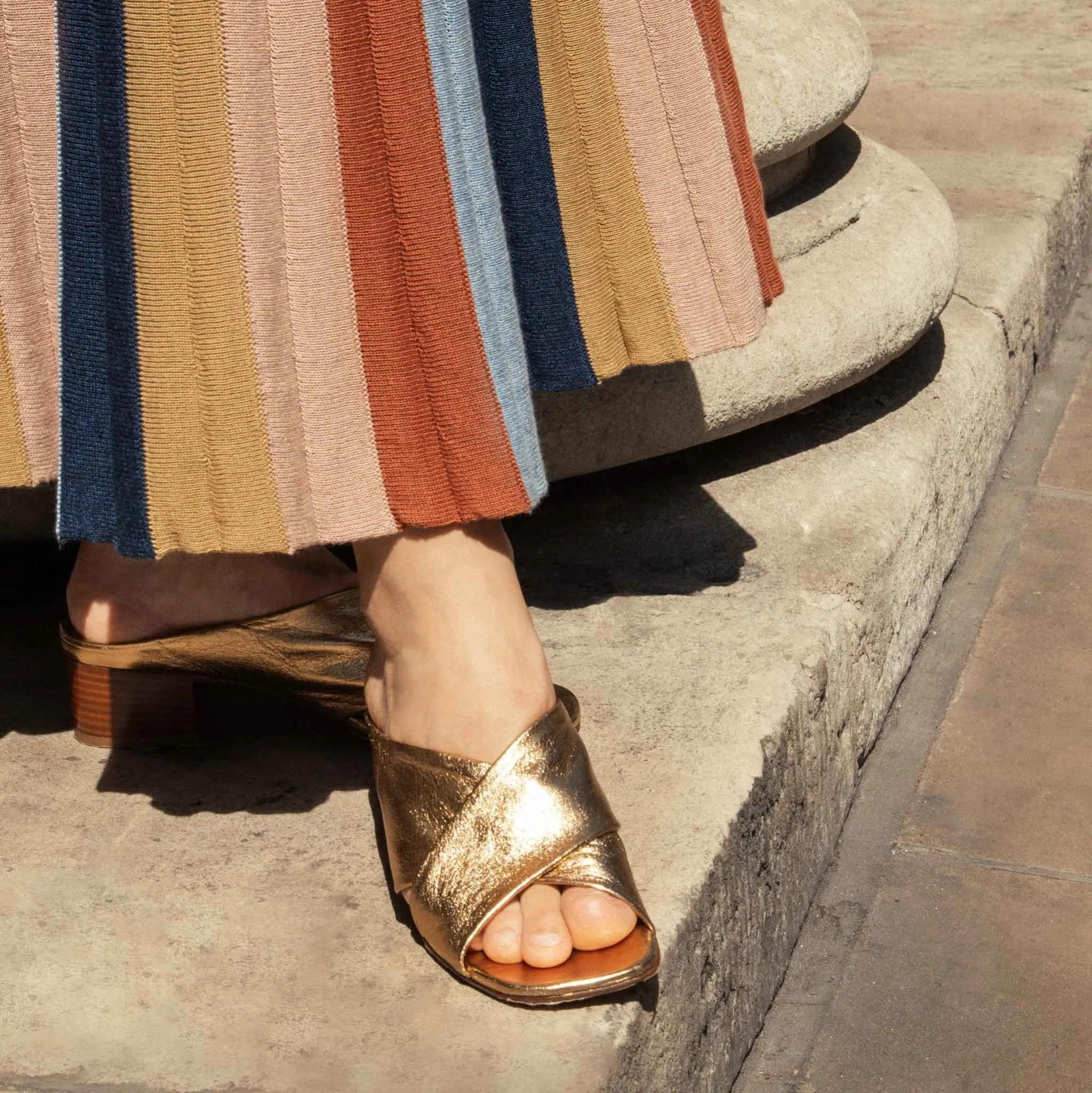 The Classic Gold Heel