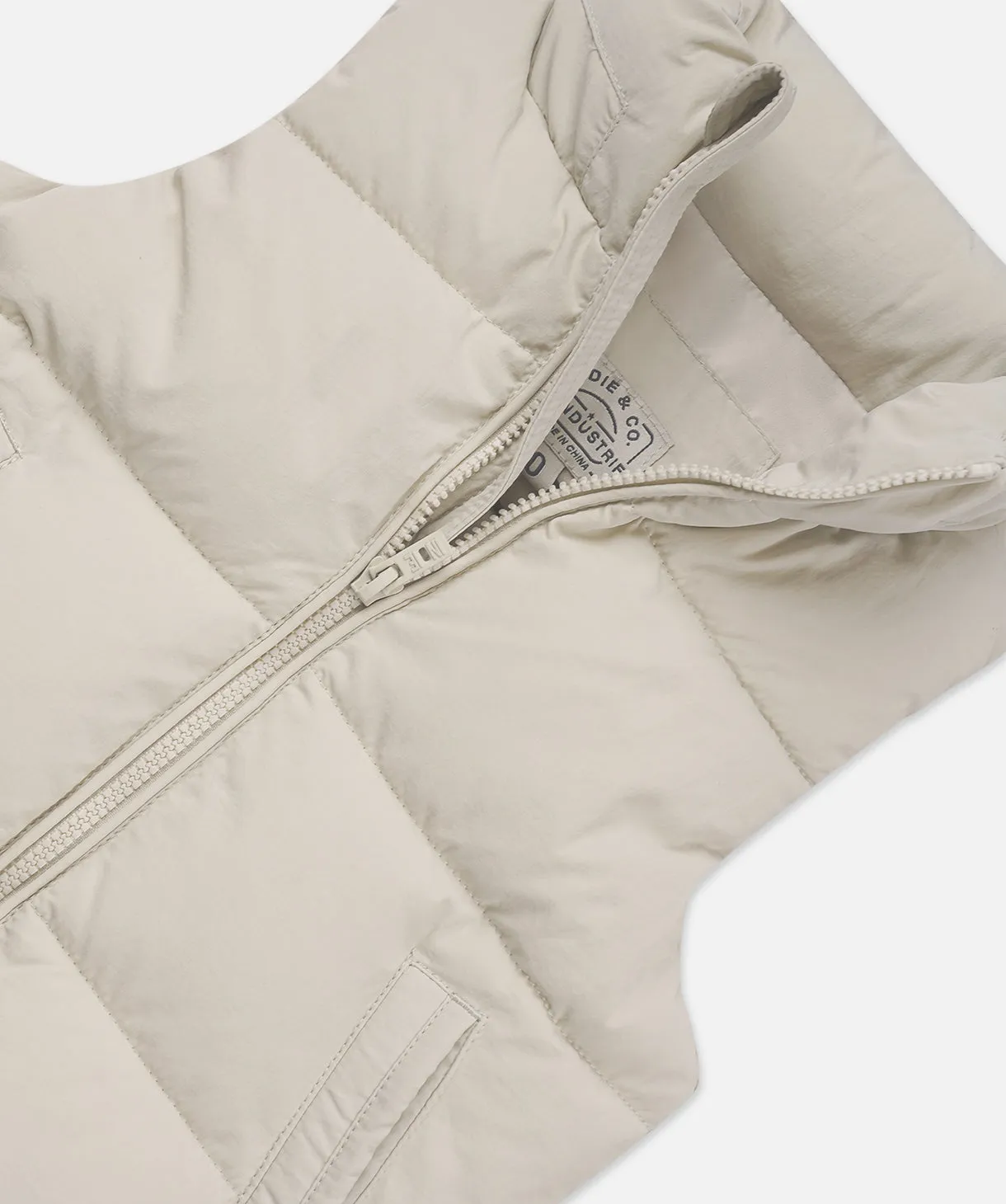 The Osaka Puffer Vest - Stone