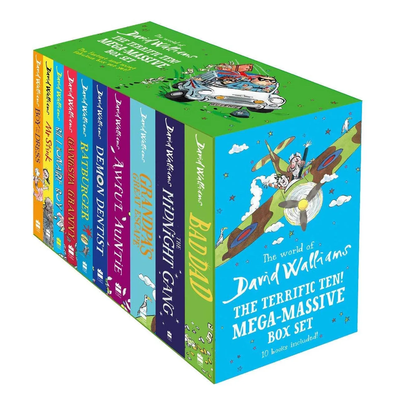 The World of David Walliams - The Terrific Ten! Mega-Massive 10 Books Collection Set