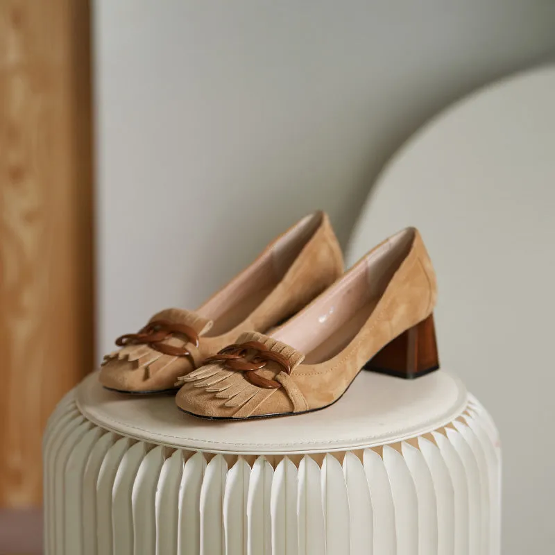 Thick Heels Pumps for Women