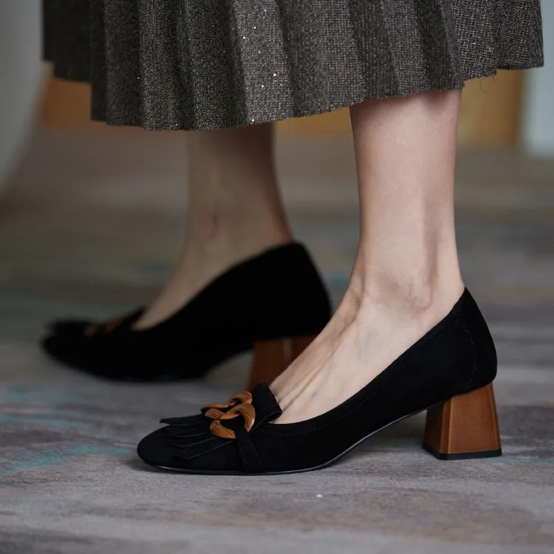 Thick Heels Pumps for Women