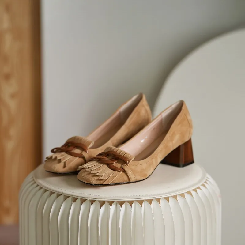 Thick Heels Pumps for Women