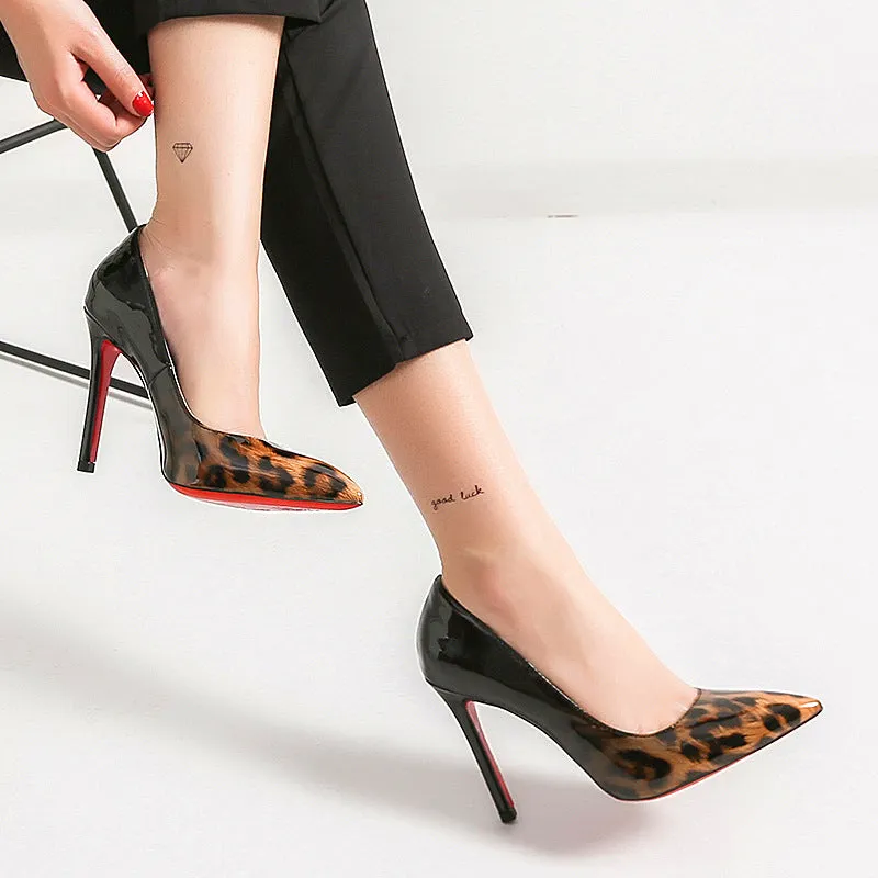 TideLuxe Leopard Pointed Pumps