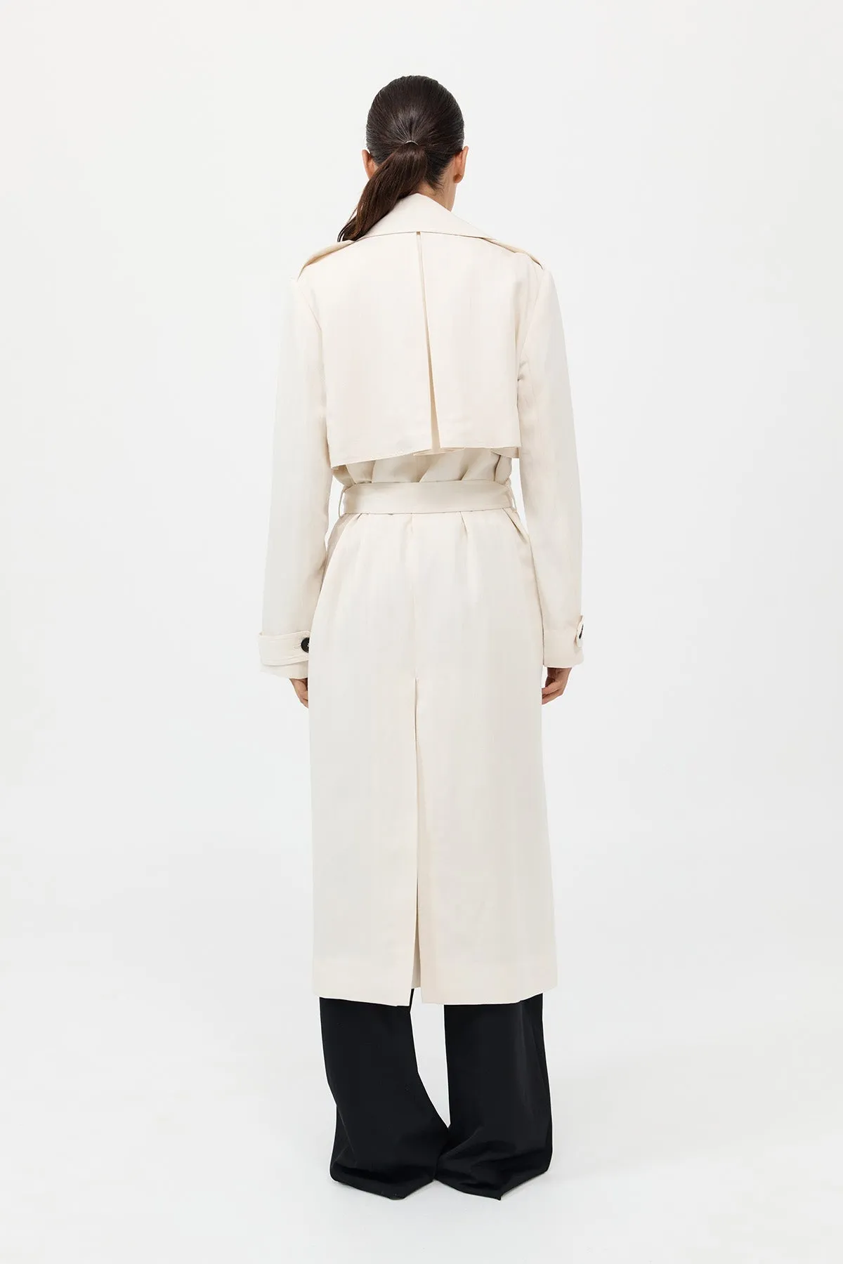 Trench-coat souple et ajusté - Tofu