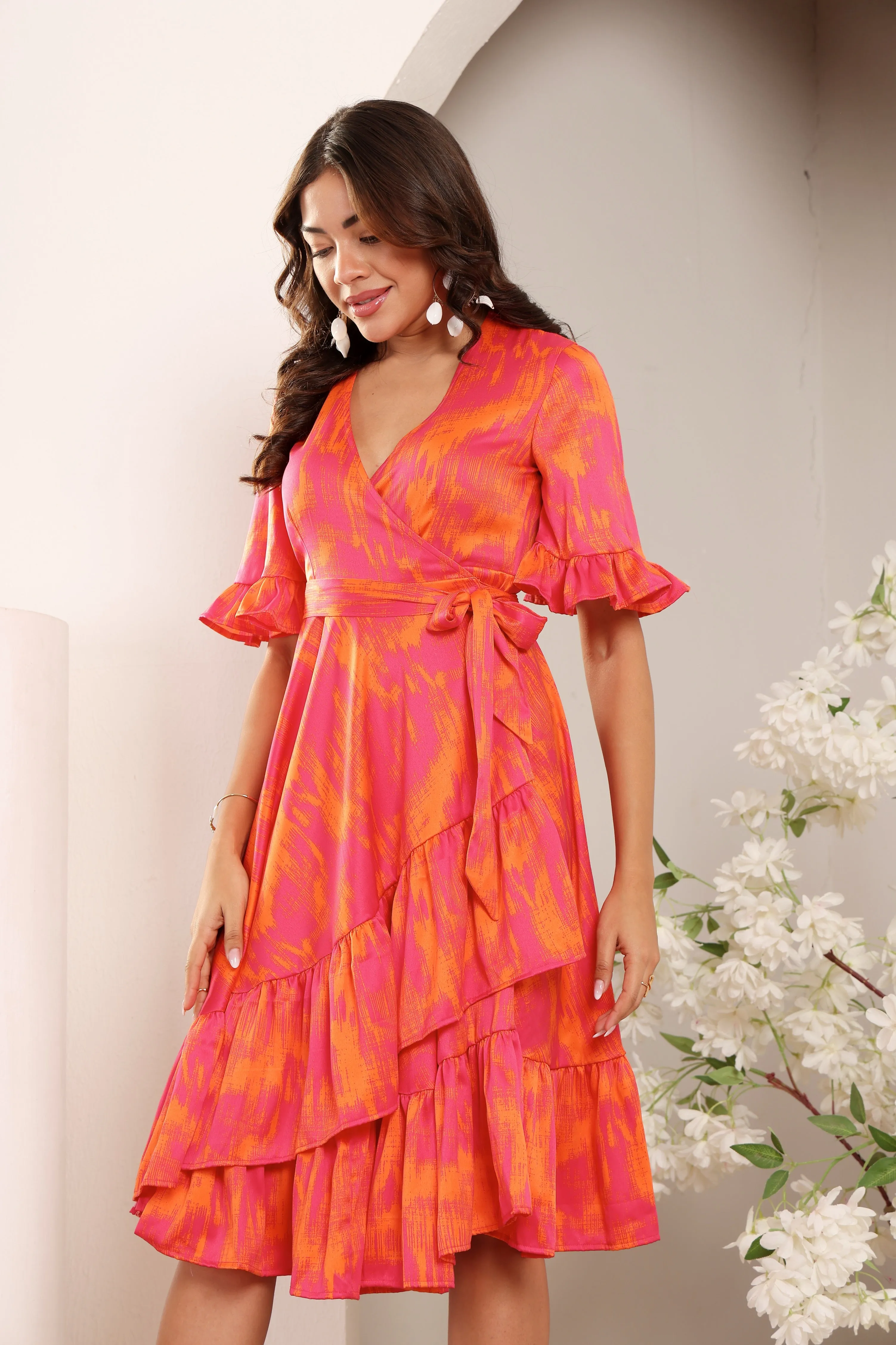 Tropical Sunset Sass Dress