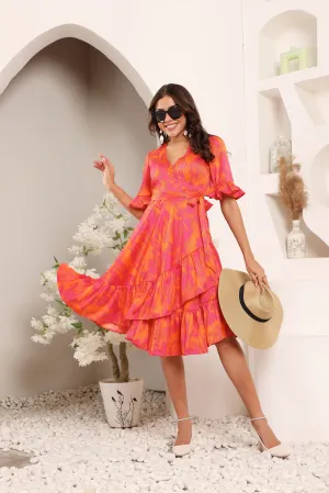 Tropical Sunset Sass Dress