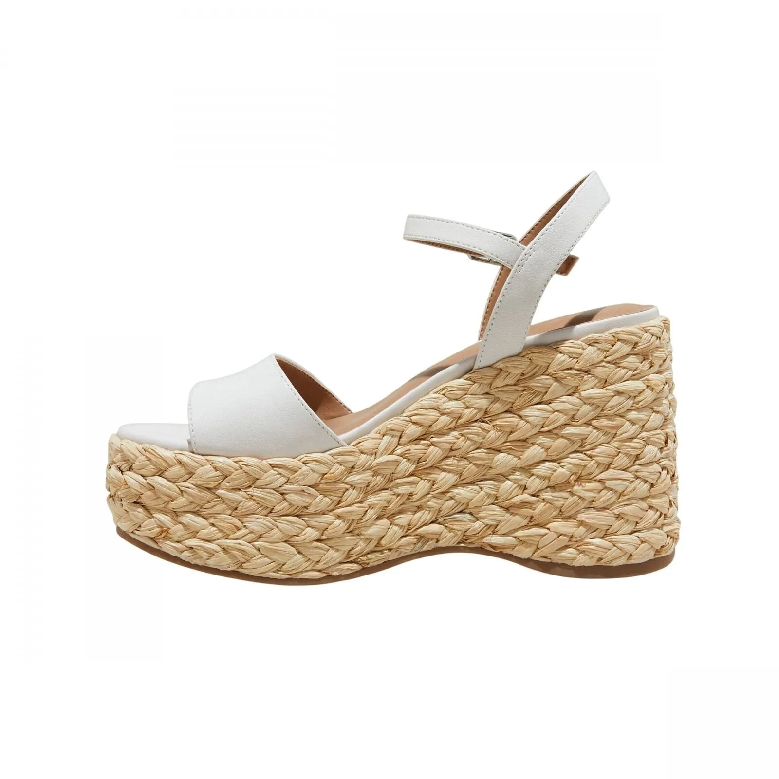 Universal Thread  Alisha Platform Wedge Heels with Memory Foam Insole White 8.5M