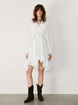 V-Neck A-Line Dresses