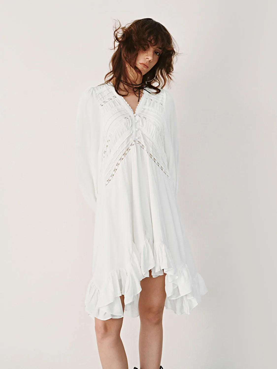 V-Neck A-Line Dresses