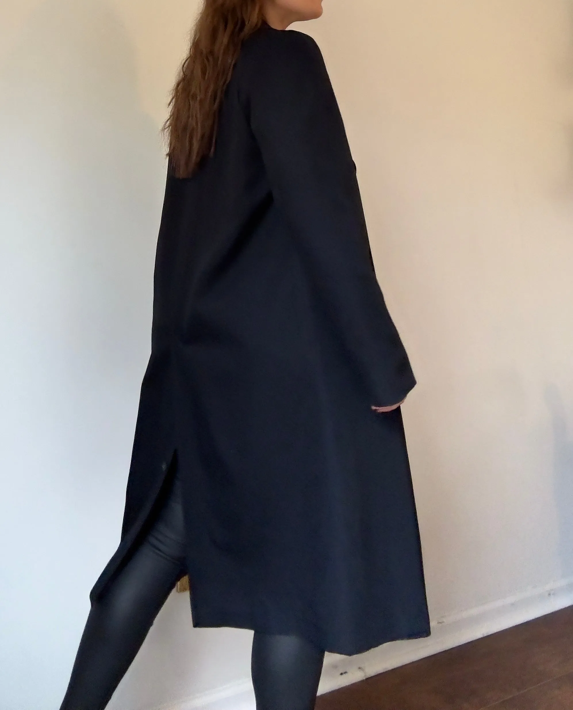 Vintage London Fog Black Trench