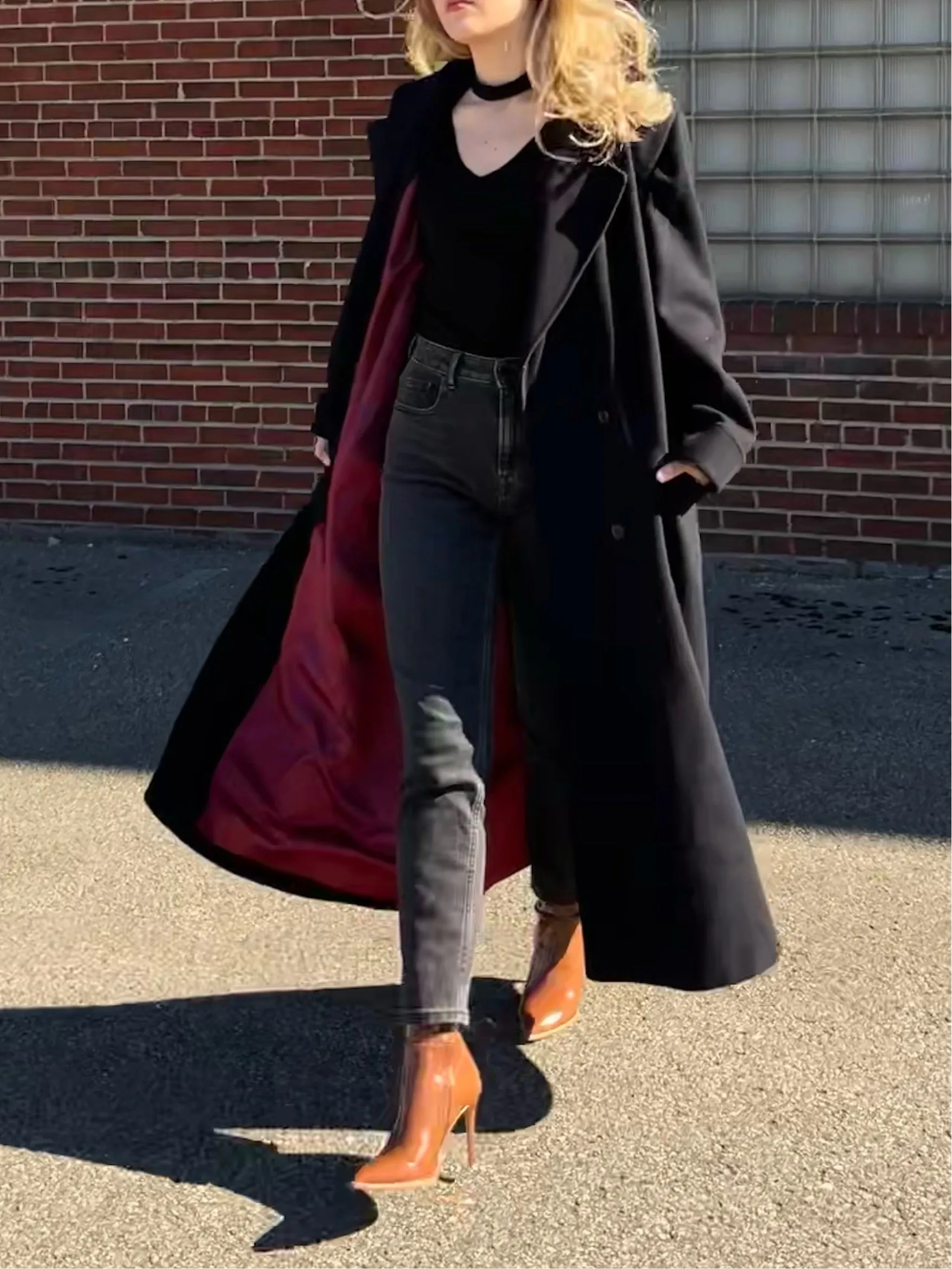 Vintage Navy Trench Coat