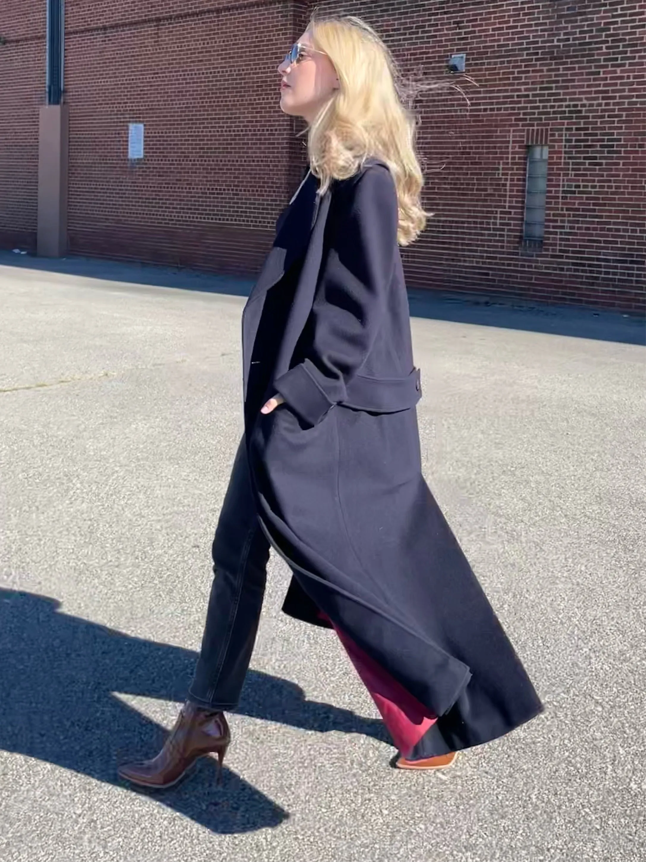 Vintage Navy Trench Coat