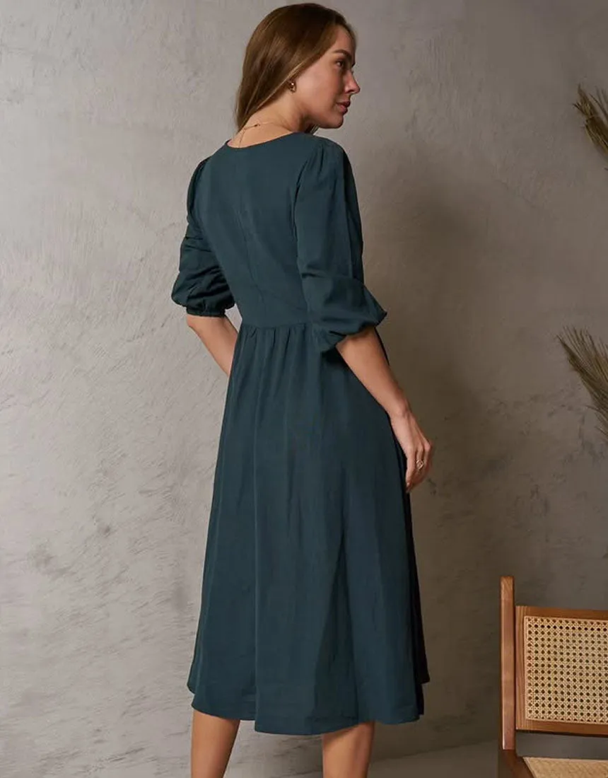 VL Elsie Teal Dress