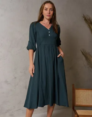 VL Elsie Teal Dress
