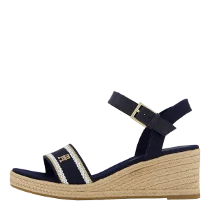 Webbing Wedge Sandal