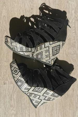 Wedge-Absatz-Sandalen, 39